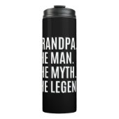 Großvater/Großvater Thermosbecher (Vorderseite)