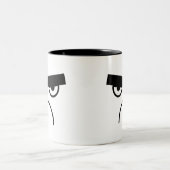 Großvater Grumpalumpagus Zweifarbige Tasse (Mittel)
