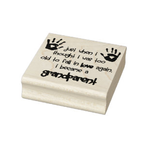 Großvater Gummistempel