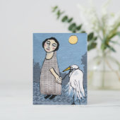 Großvater Heron Postkarte (Stehend Vorderseite)