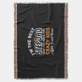 Großvater | Ich bin der beste Step-Vater Decke (Vorderseite Vertikal)