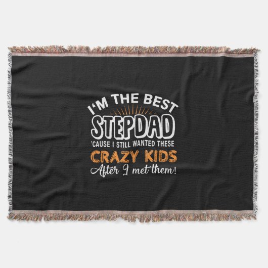 Großvater | Ich bin der beste Step-Vater Decke (Vorderseite)