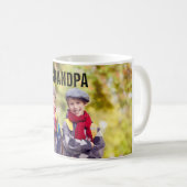 Großvater Ihre KinderFoto-Tasse groß Kaffeetasse (VorderseiteRechts)