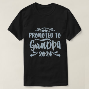 Großvater im Jahr 2024, befördert zu Opa Est. 2024 T-Shirt