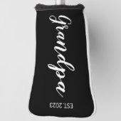 Großvater - individualisierbares festes Jahr Golf Headcover (Rotieren 90)