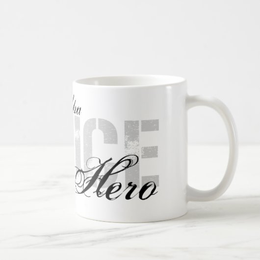 Großvater ist mein Held - POLIZEI Kaffeetasse (Rechts)
