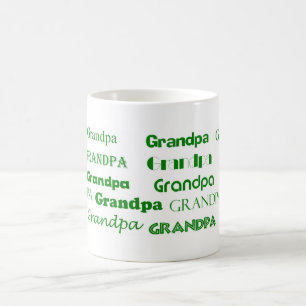 Großvater-Kaffee-Tasse (Grün) Kaffeetasse
