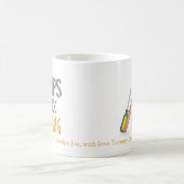 Großvater kann jede beliebige Whimsikäre Niedliche Kaffeetasse (Mittel)