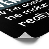 Großvater kennt alles Vintage Grumpy-Zitate Poster (Ecke)