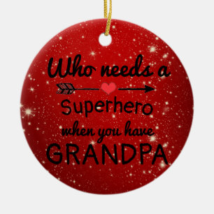 Großvater Keramik Ornament