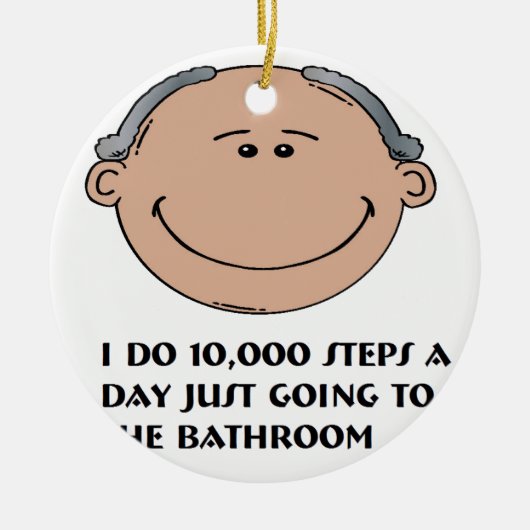 Großvater Keramikornament (Vorne)