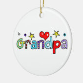 Großvater Keramikornament (Links)