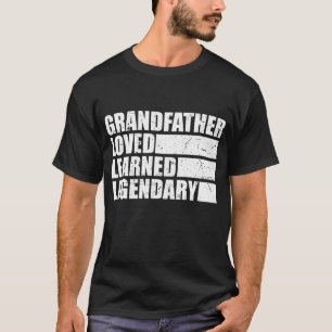 Großvater Liebte Lernte Legendär T-Shirt