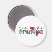 Großvater Magnet (Vorderseite/Rückseite)