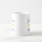 Großvater mit 5 Sternen Kaffeetasse (Mittel)