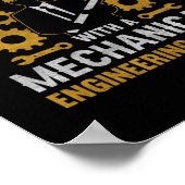 Großvater mit Maschinenbau Poster (Ecke)