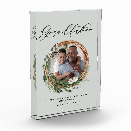 Großvater modernes schicke und elegante leafarbene fotoblock (Links)