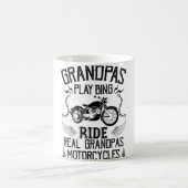 Großvater Motorrad lustige Lama-Geschenke lustige  Kaffeetasse (Mittel)