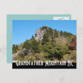 Großvater Mountain NC Postkarte (Vorne/Hinten)