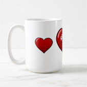 Großvater Mug/#1 mit Herzen Kaffeetasse (Links)