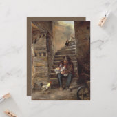 Großvater nach seinem Großvater Karte (Vorderseite/Rückseite Beispiel)