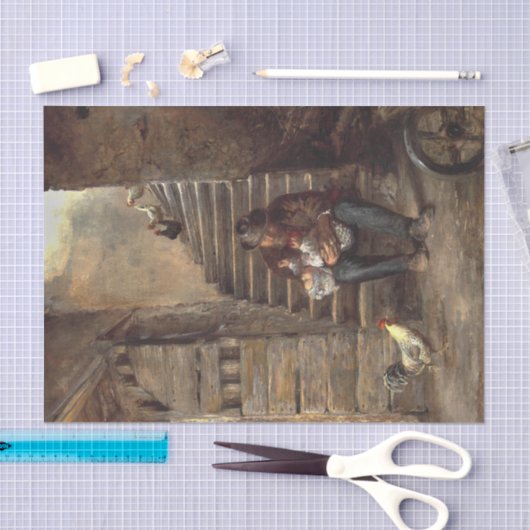 Großvater nach seinem Großvater Seidenpapier (Handwerk)