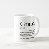 Großvater Niedlich Großvater Definition Kaffeetasse (VorderseiteRechts)