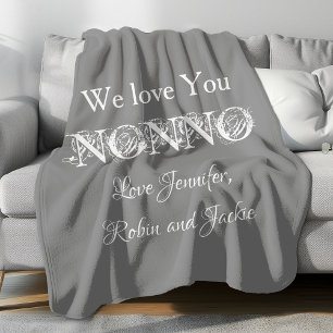 Großvater NONNO Individuelle Name Moderne Niedlich Fleecedecke