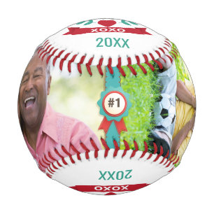 Großvater Papa Vatertag Geschenk Fotos Baseball