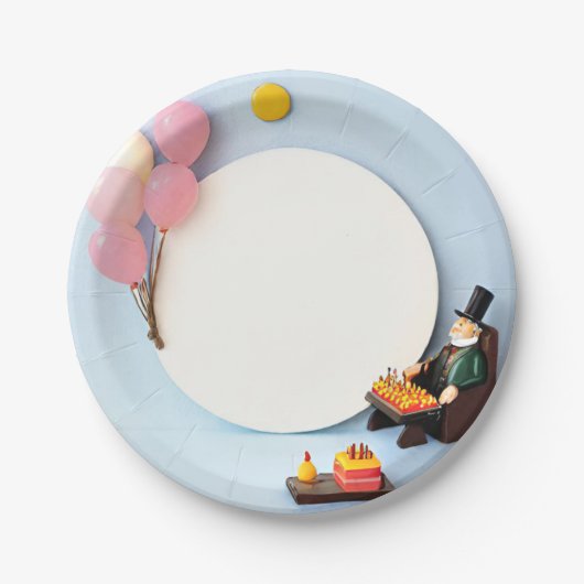 Großvater Pappteller (Vorderseite)