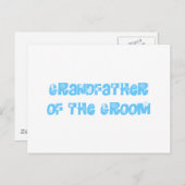 Großvater Postkarte (Vorne/Hinten)