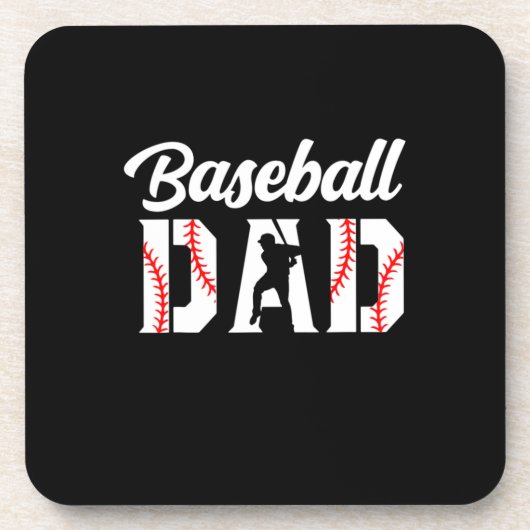 Großvater Quotes | Baseball-Vater Getränkeuntersetzer (Vorderseite)