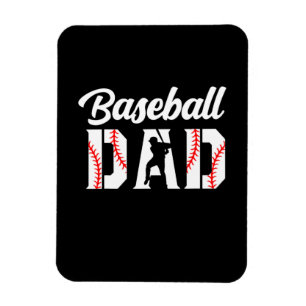 Großvater Quotes Baseball-Vater Magnet