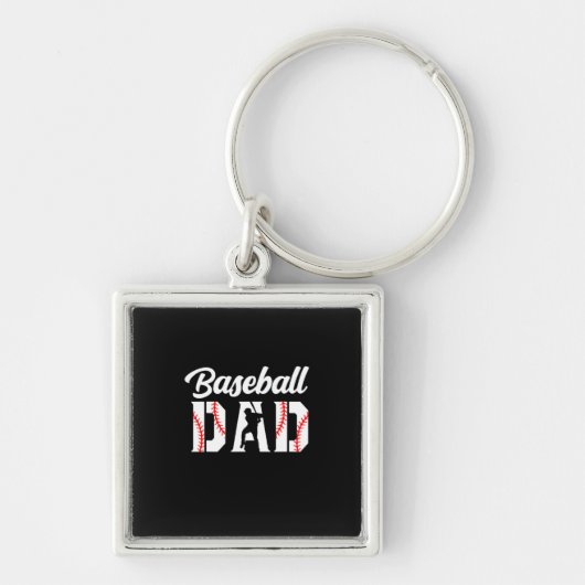 Großvater Quotes | Baseball-Vater Schlüsselanhänger (Vorne)