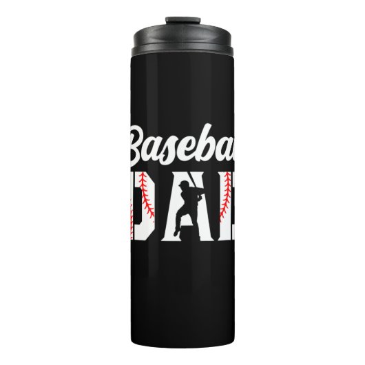 Großvater Quotes | Baseball-Vater Thermosbecher (Vorderseite)