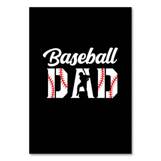Großvater Quotes | Baseball-Vater Tischnummer (Vorderseite)