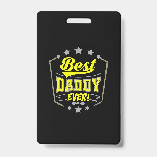 Großvater Quotes | Best Daddy Ever Ausweis (Vorderseite)