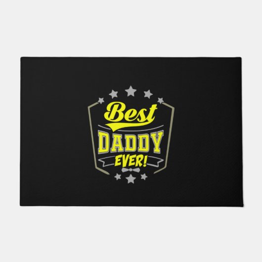 Großvater Quotes | Best Daddy Ever Fußmatte (Vorderseite)
