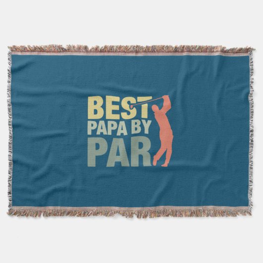 Großvater Quotes | Beste Papa Par Golf Decke (Vorderseite)
