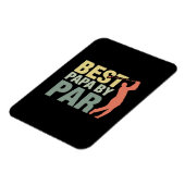 Großvater Quotes | Beste Papa Par Golf Magnet (Linke Seite)