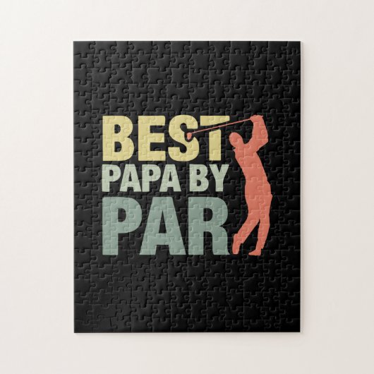 Großvater Quotes | Beste Papa Par Golf Puzzle (Vertikal)