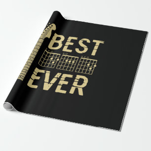 Großvater Quotes Beste Vater-Gitarre je Geschenkpapier