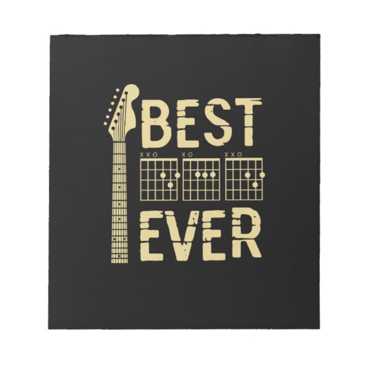 Großvater Quotes | Beste Vater-Gitarre je Notizblock (Vorderseite)