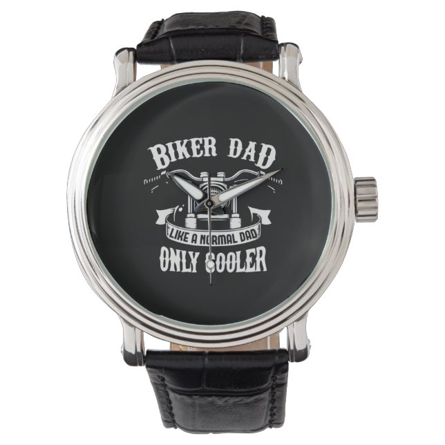 Großvater Quotes | Bester Biker-Vater Armbanduhr (Vorderseite)