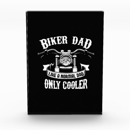 Großvater Quotes | Bester Biker-Vater Fotoblock (Vorderseite)