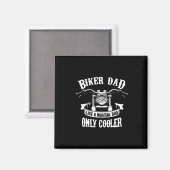 Großvater Quotes | Bester Biker-Vater Magnet (Vorderseite/Rückseite)