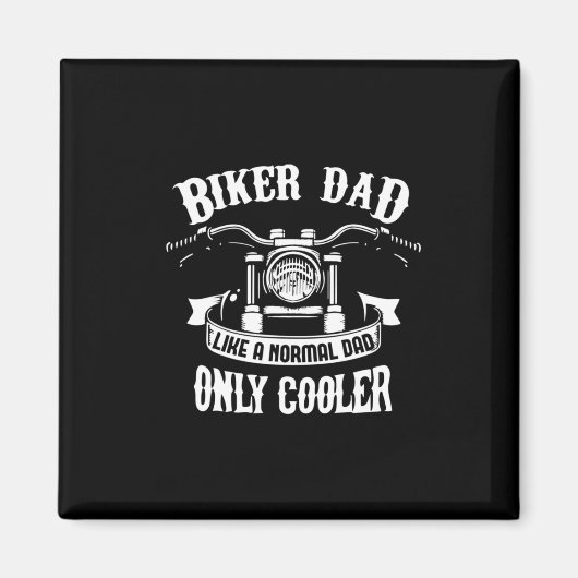 Großvater Quotes | Bester Biker-Vater Magnet (Vorne)