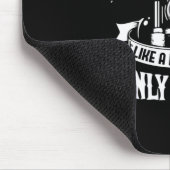 Großvater Quotes | Bester Biker-Vater Mousepad (Ecke)