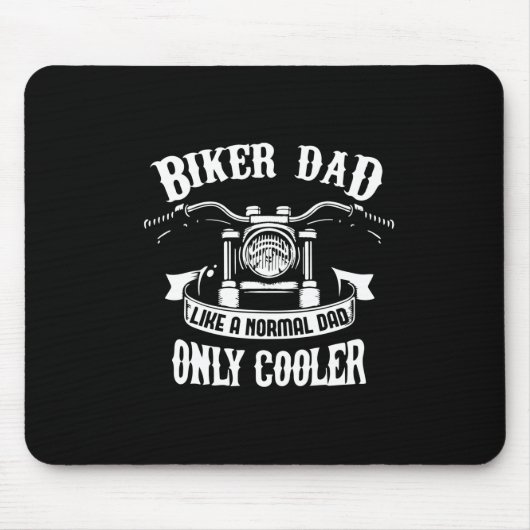Großvater Quotes | Bester Biker-Vater Mousepad (Vorne)