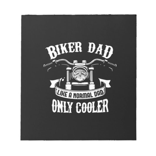 Großvater Quotes | Bester Biker-Vater Notizblock (Vorderseite)
